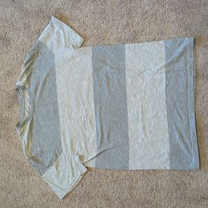 Men's Small Goodfellow T-Shirt Grey Stripped